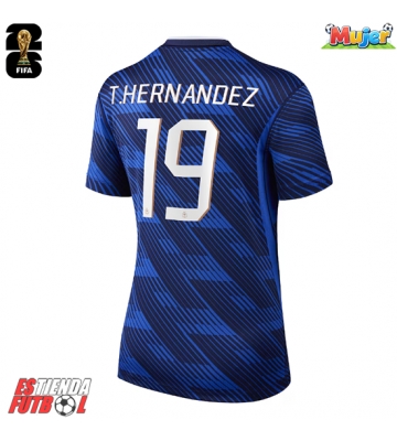 Francia Theo Hernandez #19 Primera Equipación Mujer Mundial 2026 Manga Corta